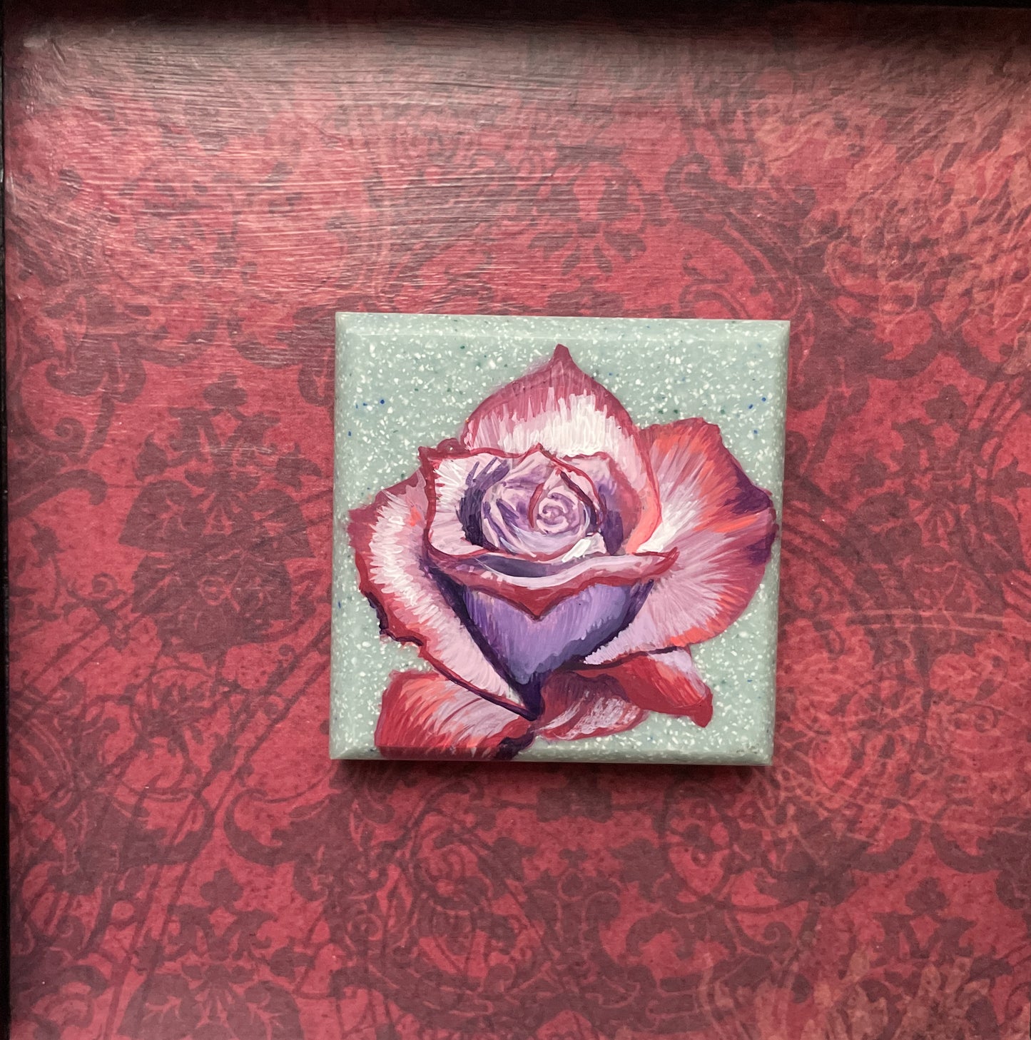 Purple Rose - Original Painting