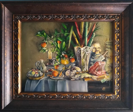 Floridian Vanitas - Oil Painting - Original Painting